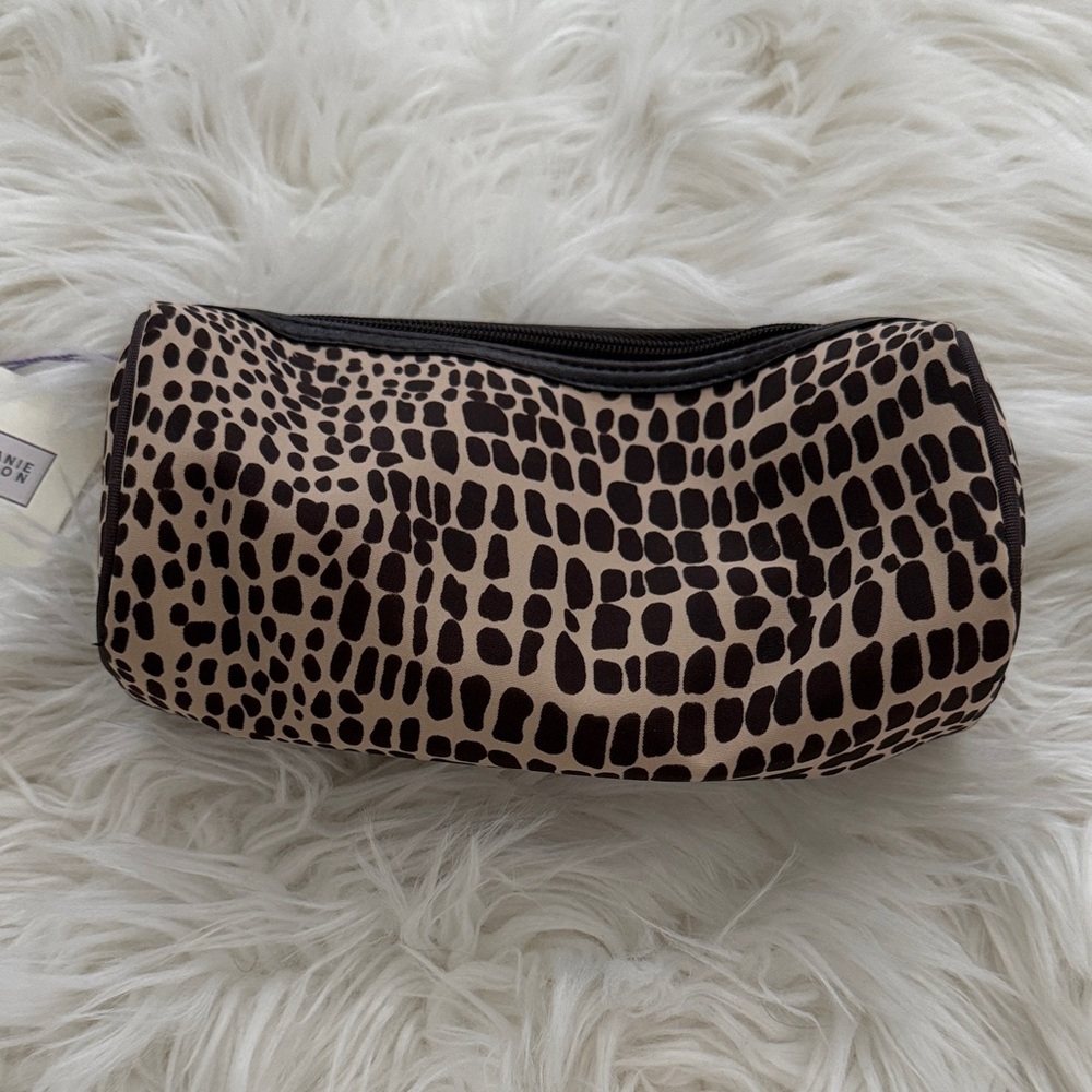 Stephanie Johnson Leopard Print Cosmetic Bag